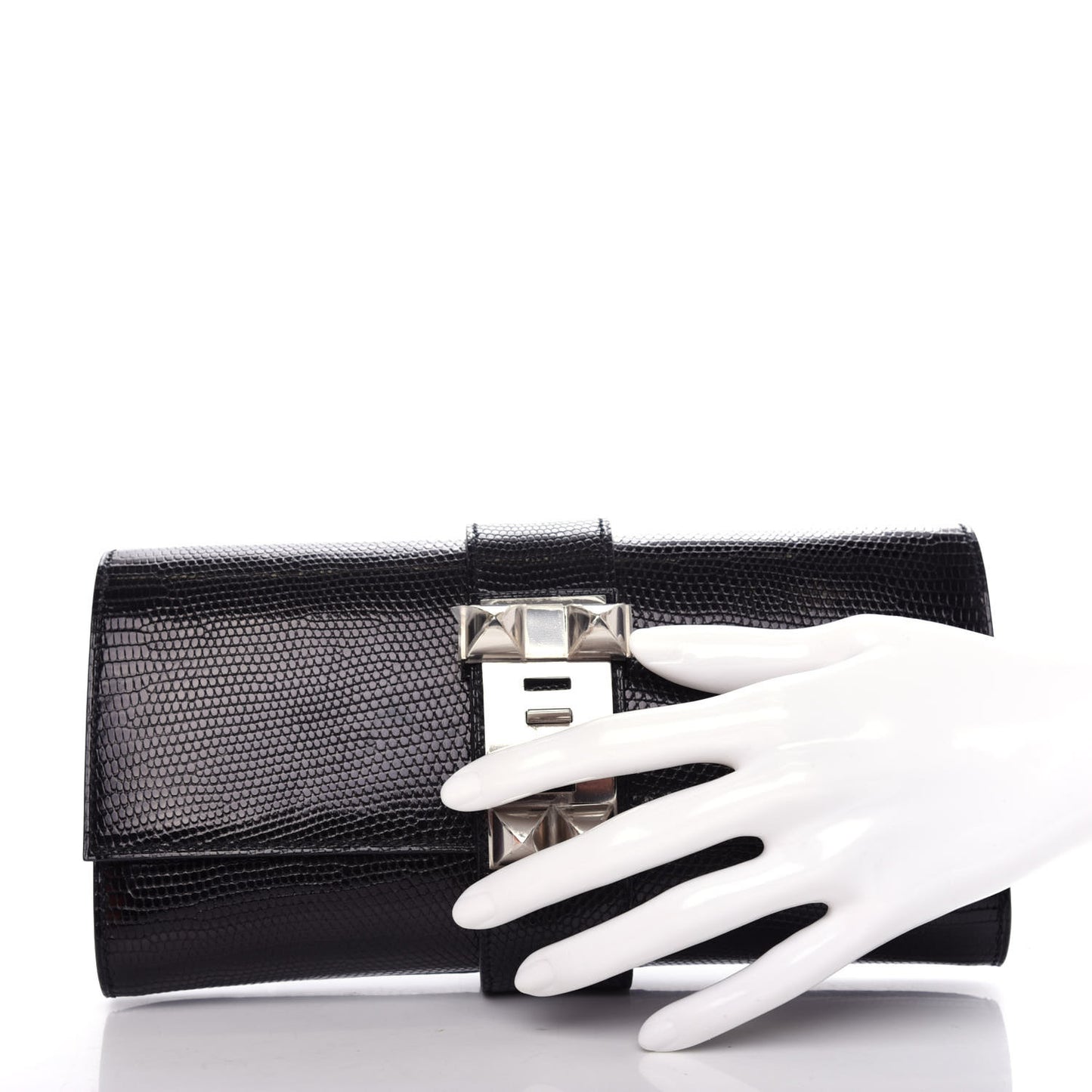 Lizard Medor Clutch 23 Black