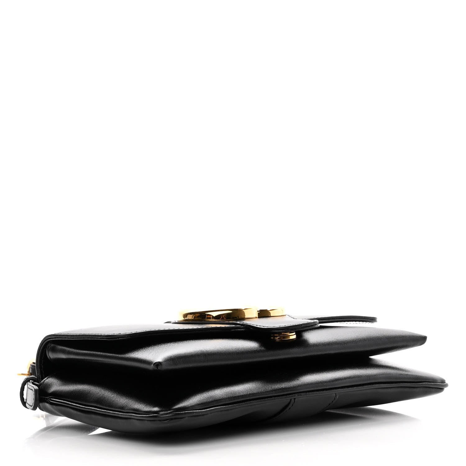 Gucci Vitello Palmellato Lux Small Arli Flap Shoulder Bag Black 4 of 12
