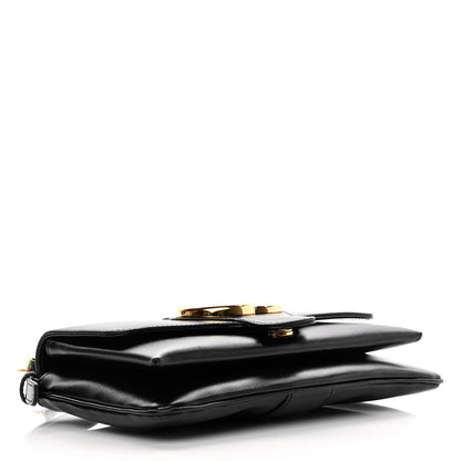 Gucci Vitello Palmellato Lux Small Arli Flap Shoulder Bag Black 4 of 12