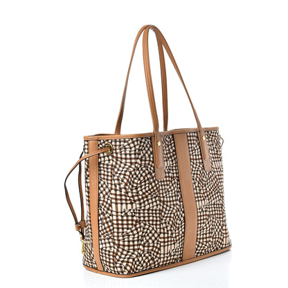 MCM Visetos Medium Liz Reversible Shopper Tote Cognac 4 of 15
