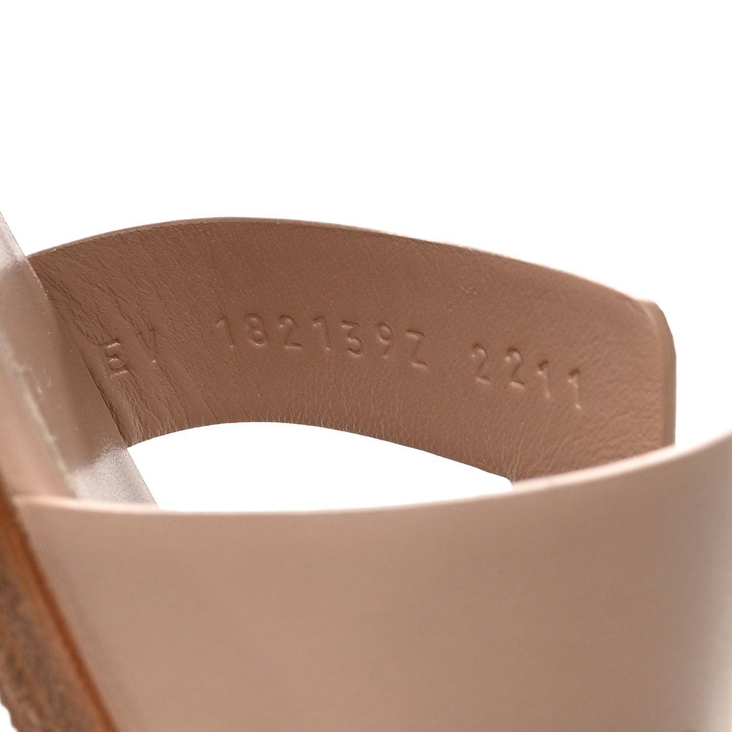 Calfskin Santorini Sandals 38 Beige Camel