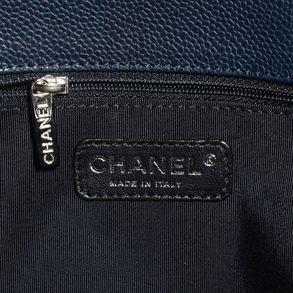 Chanel Caviar Grand Shopping Tote GST Navy 6 of 7