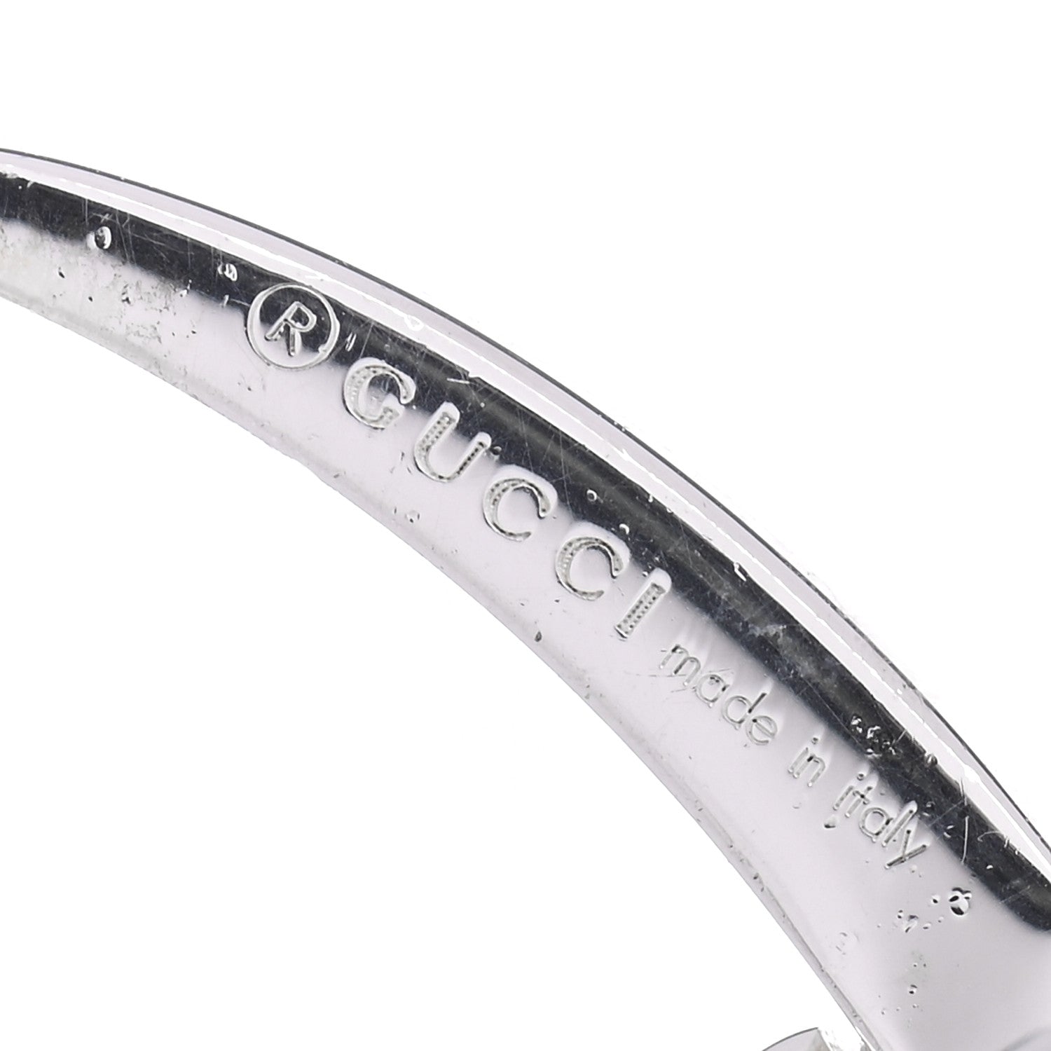 Gucci Sterling Silver Interlocking G Cufflinks 4 of 4