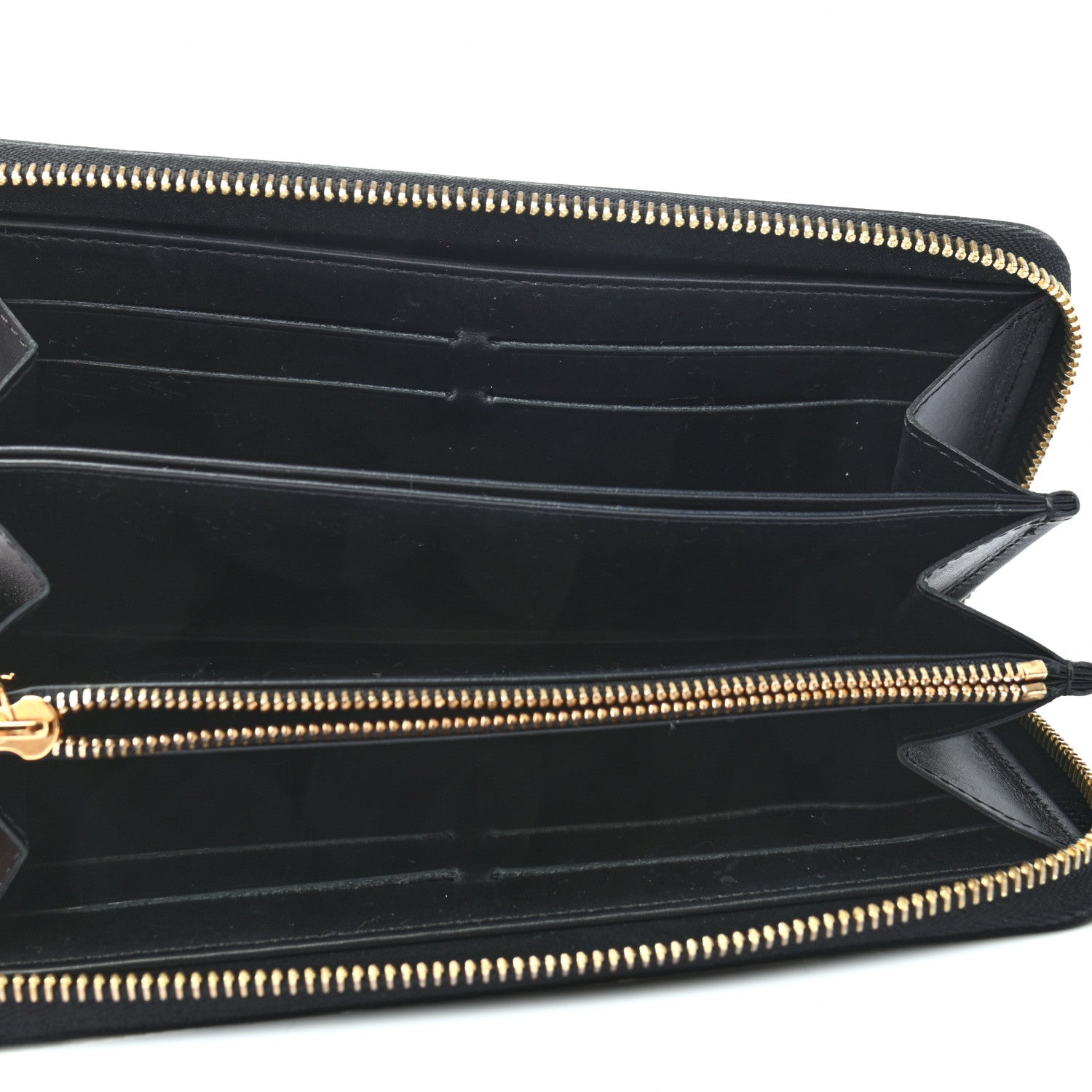 Louis Vuitton Vernis Kusama Infinity Dots Zippy Wallet Black 5 of 6