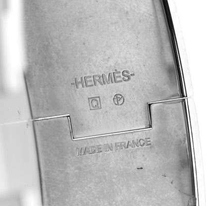 Hermes Enamel Wide Clic Clac H Bracelet GM White 4 of 4