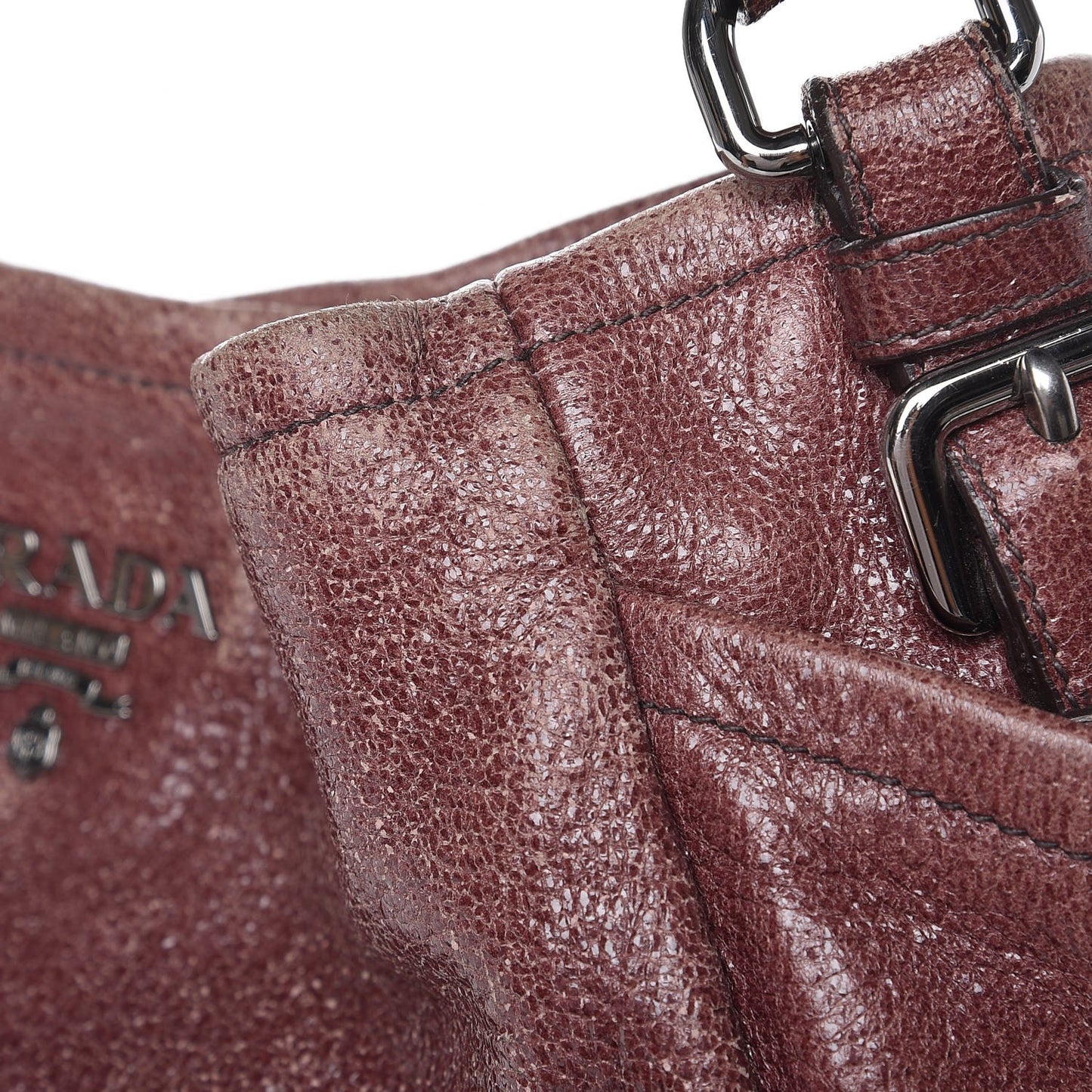 Cervo Lux Chain Shoulder Bag Lampone Sfumato