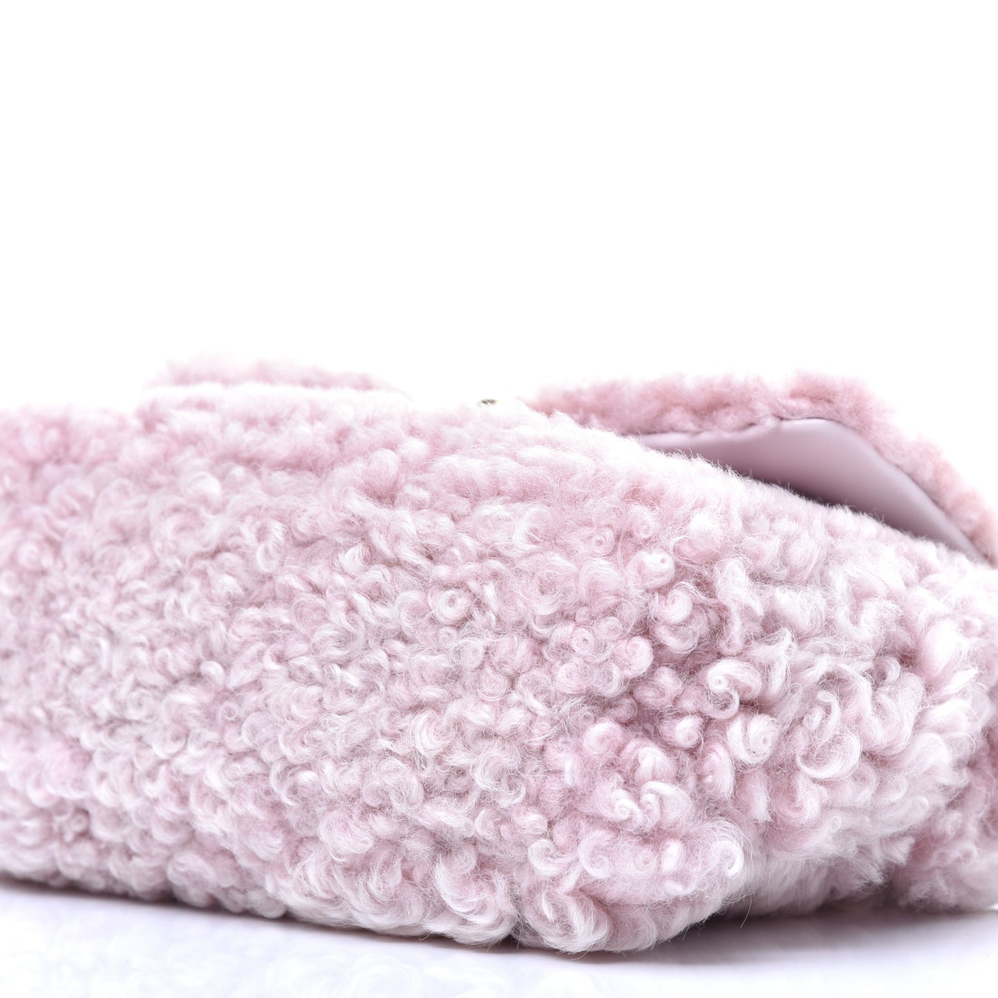 Shearling Sheepskin Medium 19 Flap Light Pink