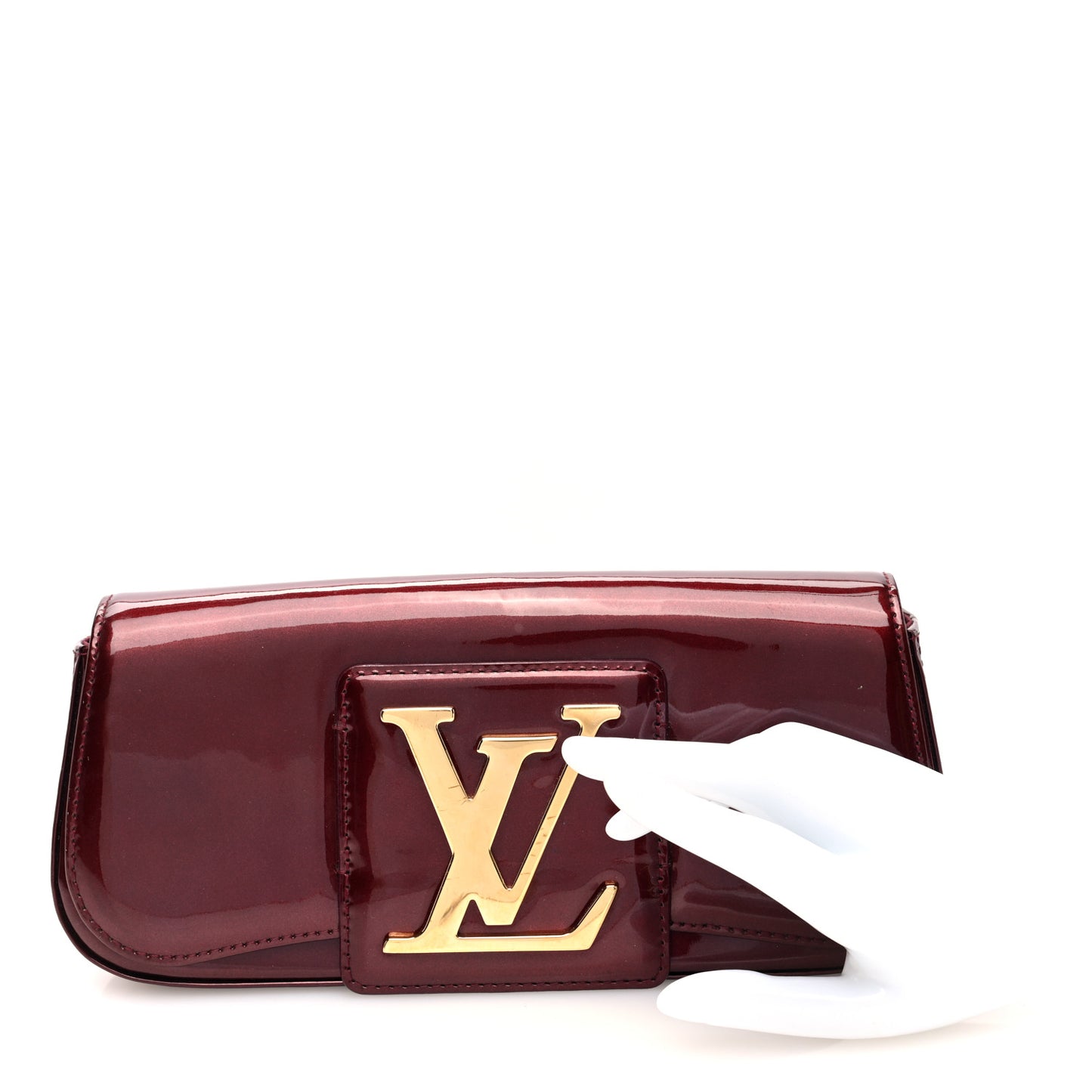 Patent Sobe Clutch Rouge Fauviste