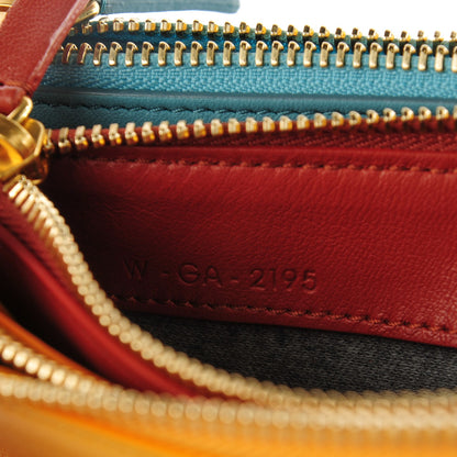Celine Lambskin Small Multicolor Trio Crossbody Bag Antarctic 8 of 8
