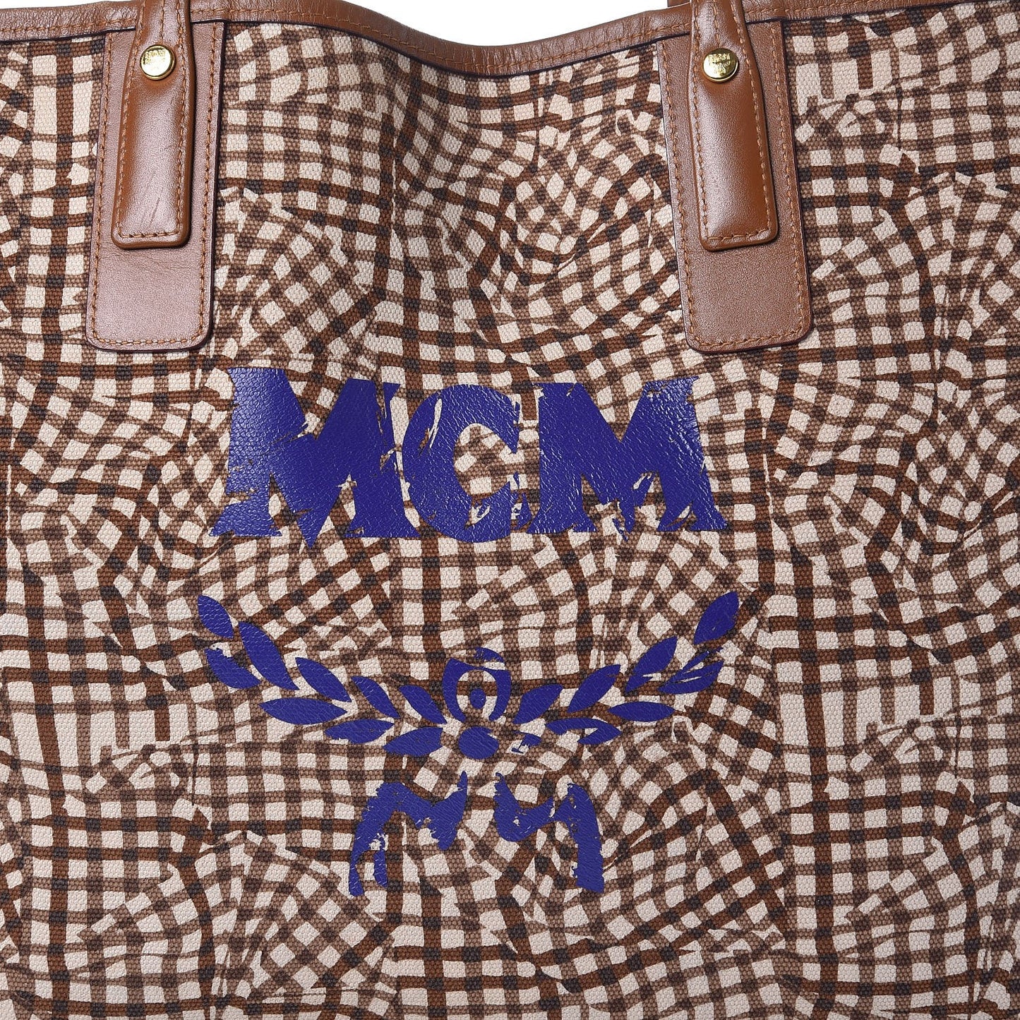 Visetos Large Liz Reversible Shopper Tote Cognac