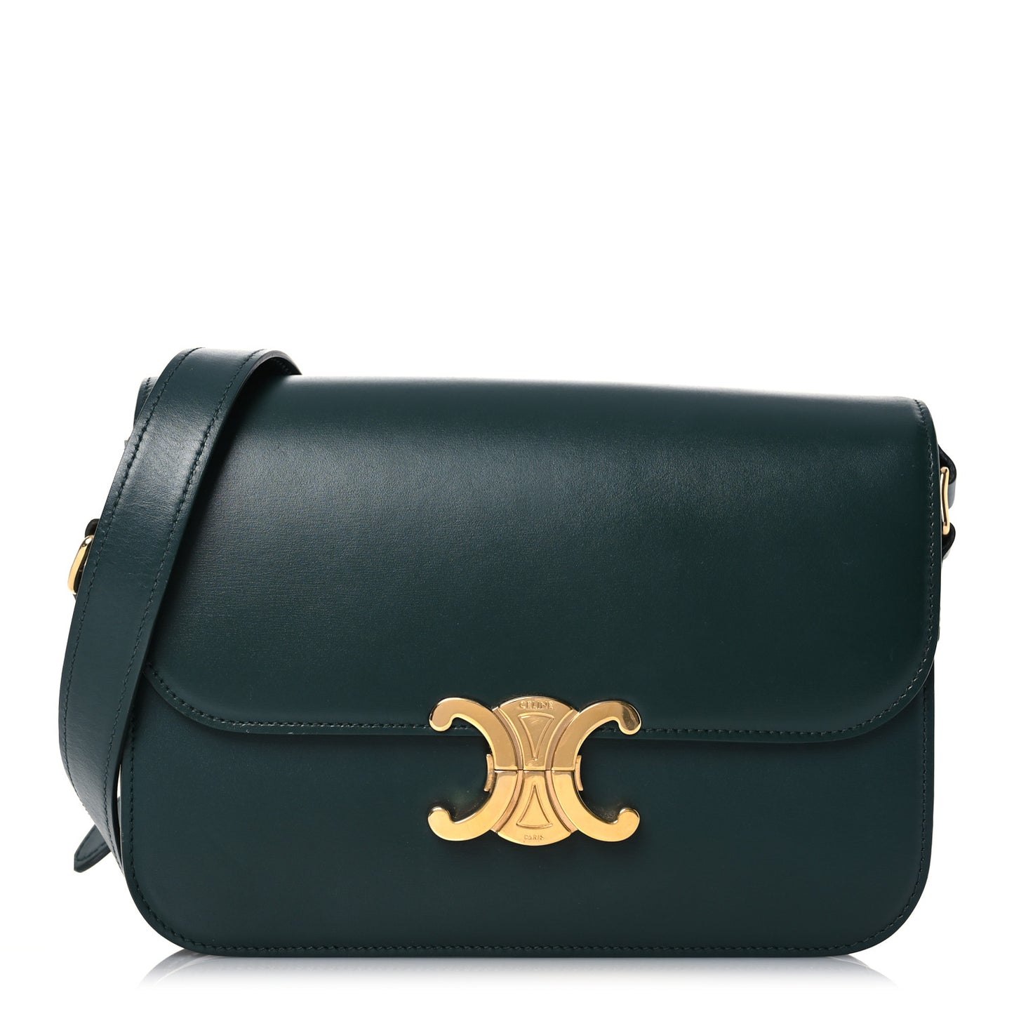 Shiny Calfskin Medium Triomphe Amazone