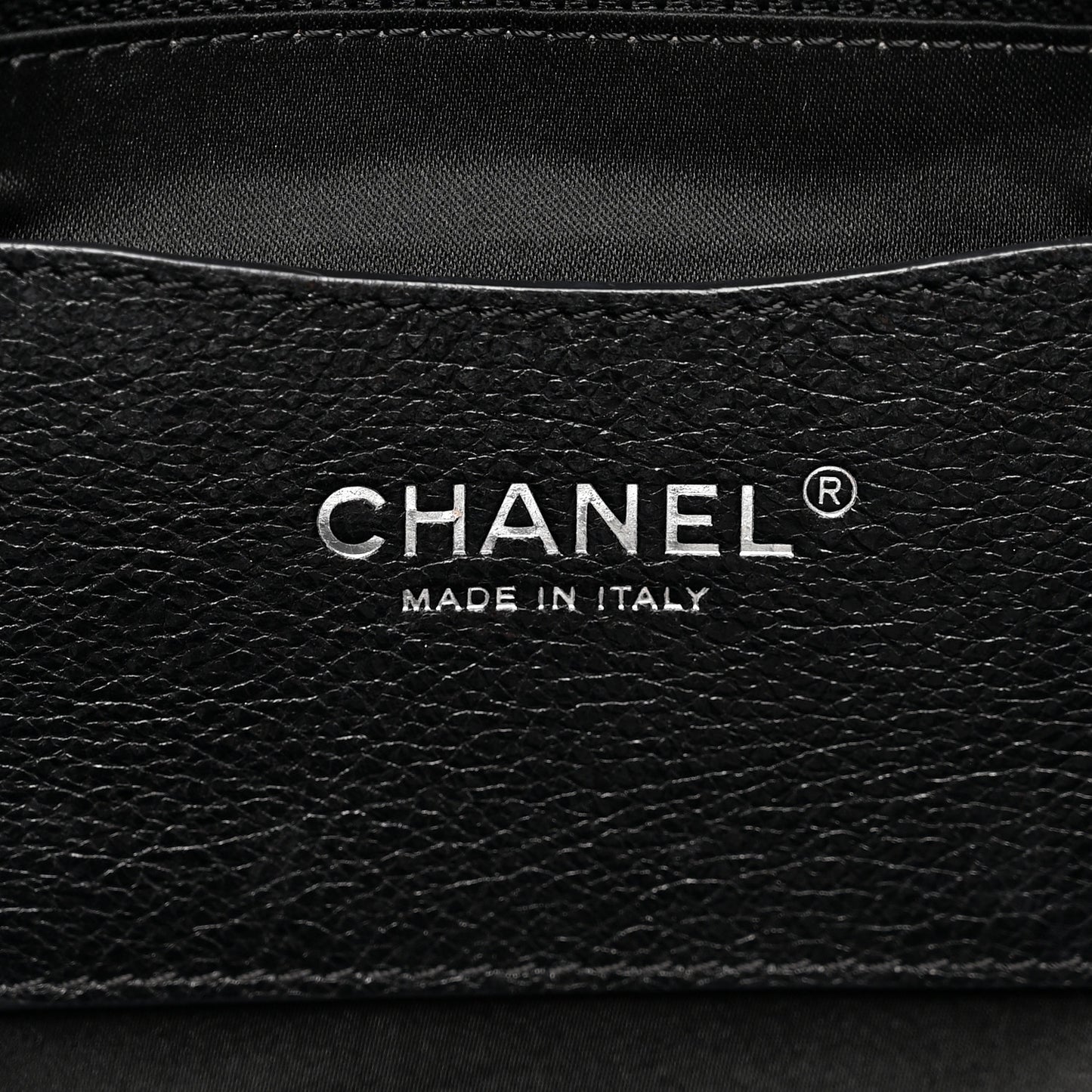 Glazed Calfskin Large On The Road Tote Black