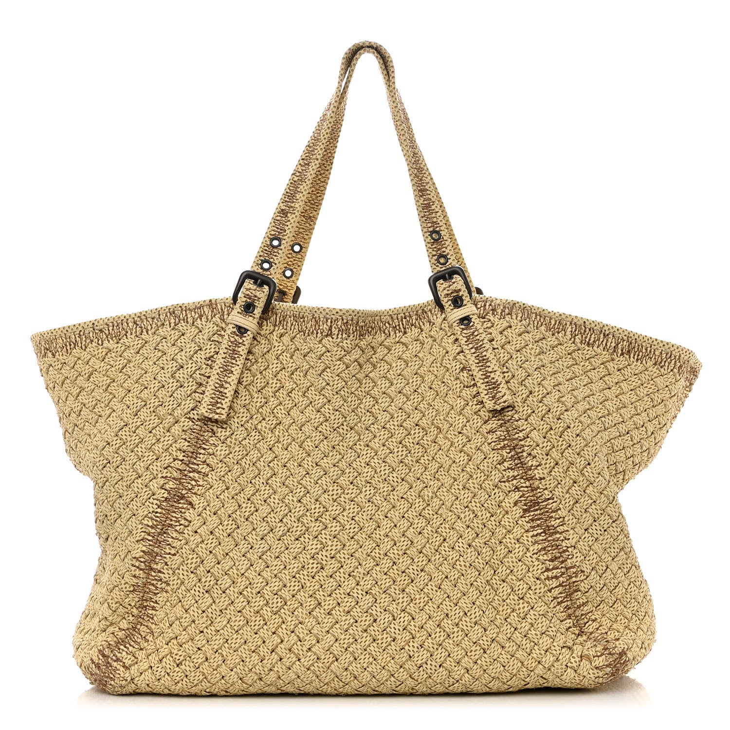 Bottega Veneta Perforated Intrecciato Tote Taupe 1 of 10