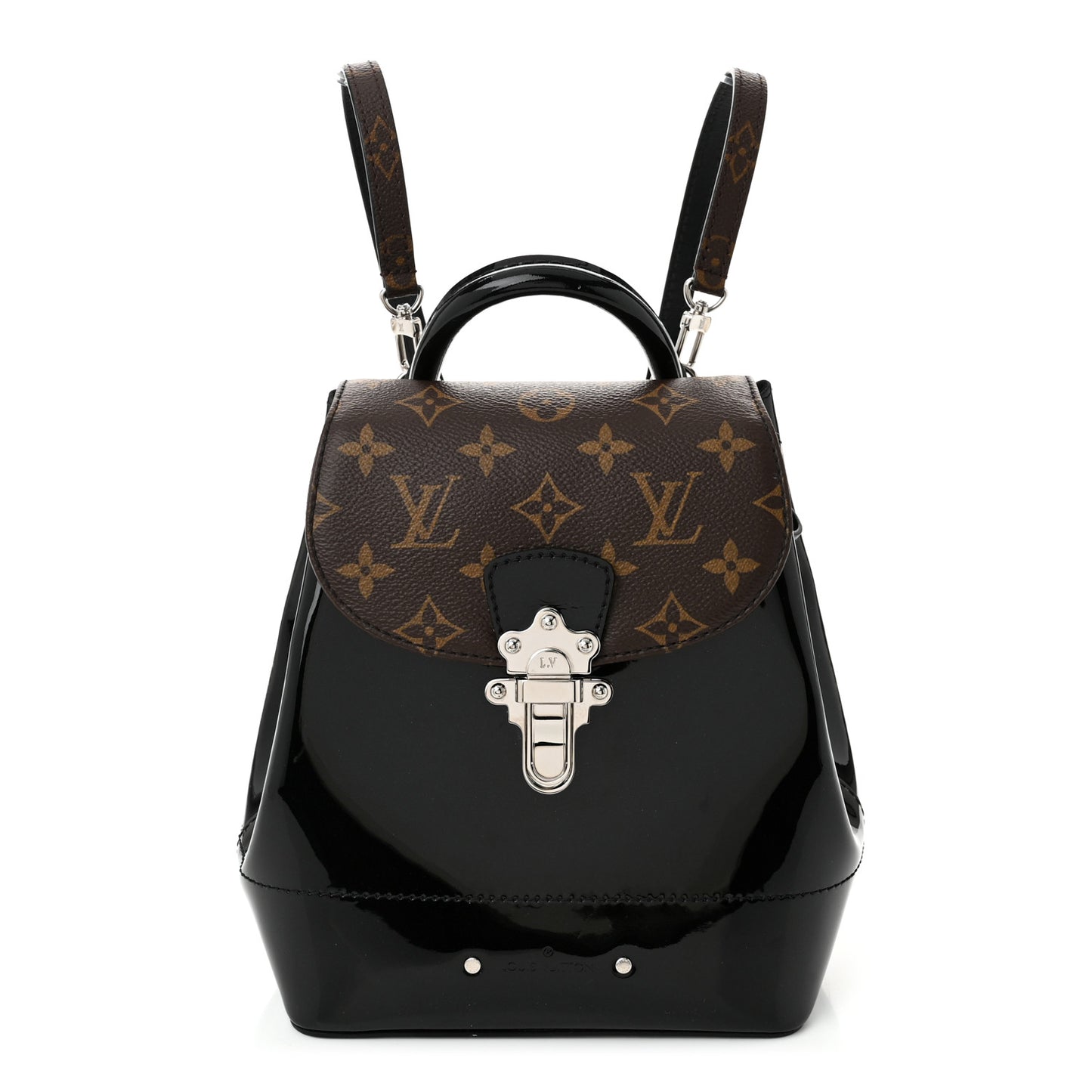 Patent Monogram Hot Springs Backpack Black