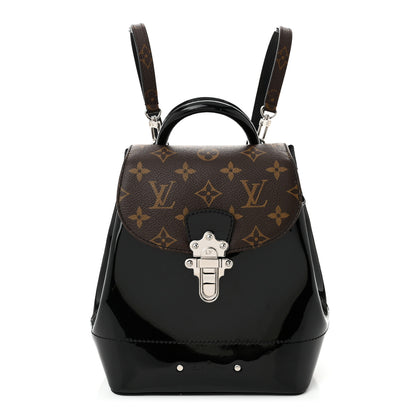 Louis Vuitton Patent Monogram Hot Springs Backpack Black 1 of 10