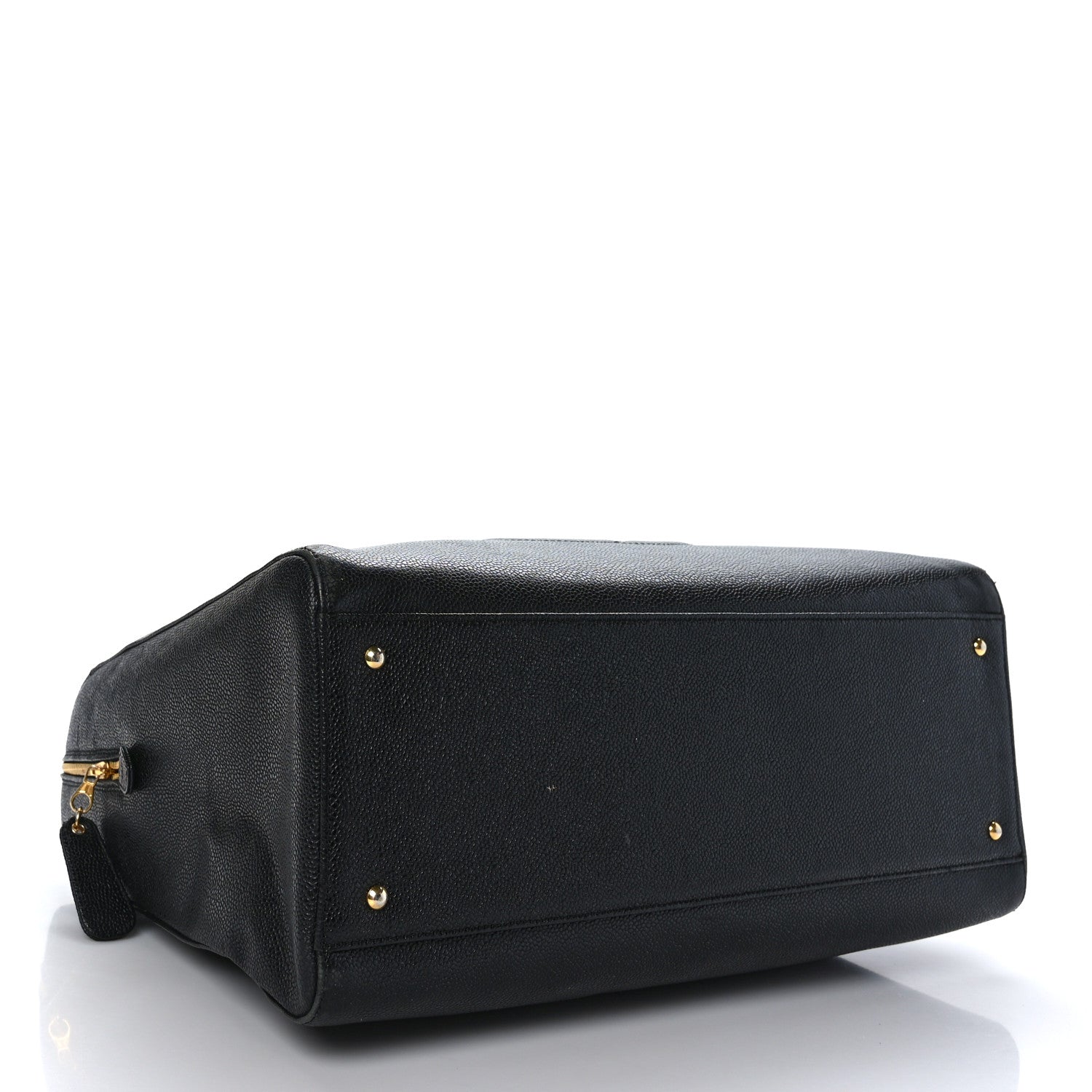 Chanel Caviar Large CC Shoulder Bag Black 4 of 9
