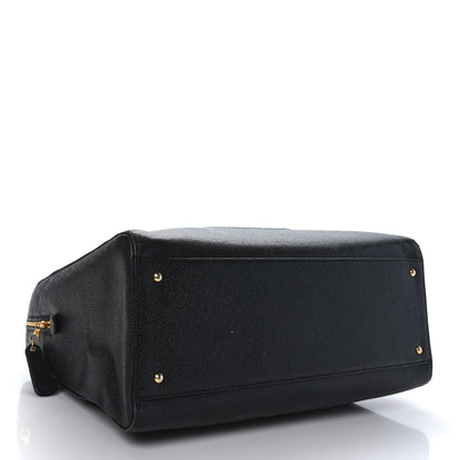 Chanel Caviar Large CC Shoulder Bag Black 4 of 9
