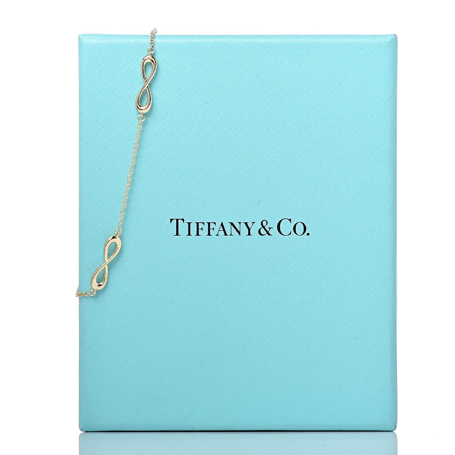 Tiffany 18K Yellow Gold Infinity Endless Bracelet 7 of 7