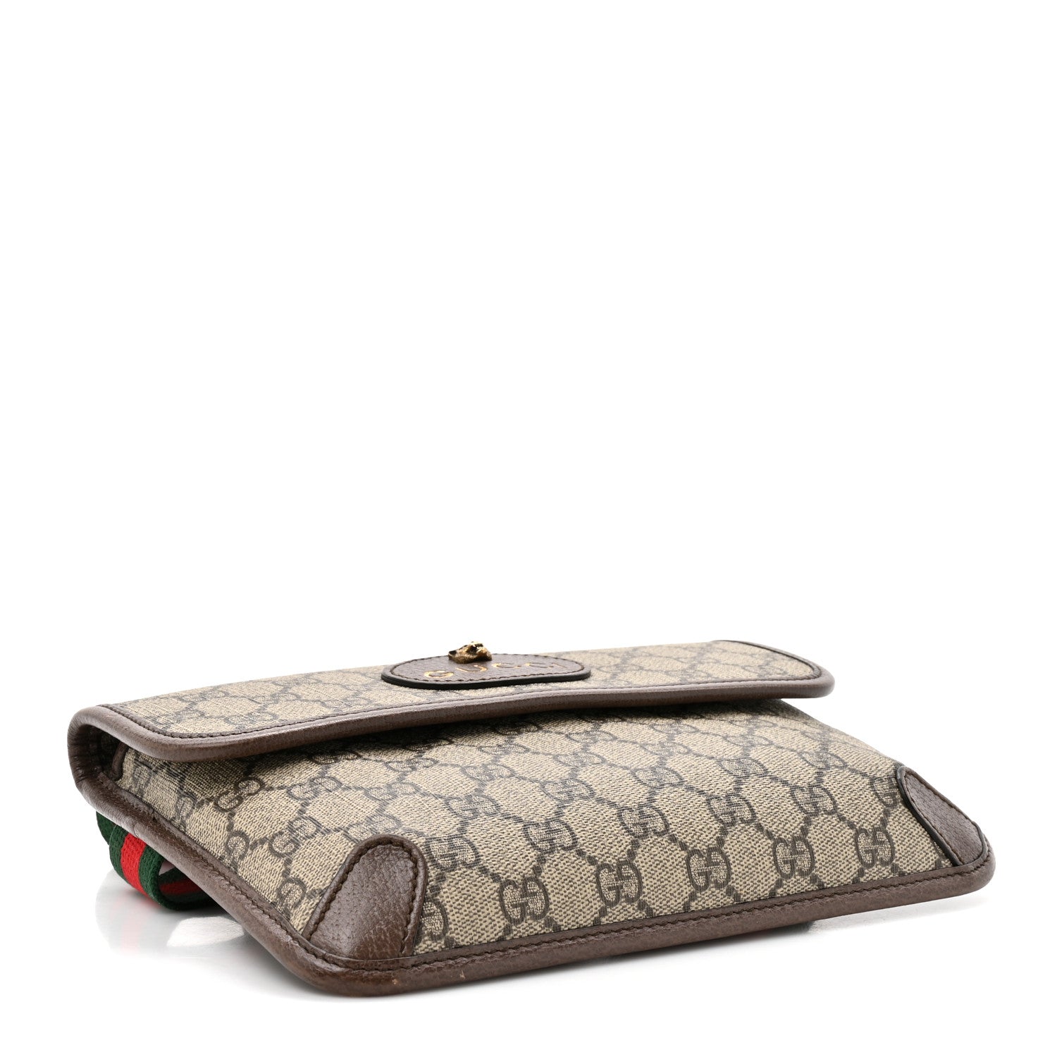 Gucci GG Supreme Monogram Neo Vintage Web Belt Bag Brown 4 of 15
