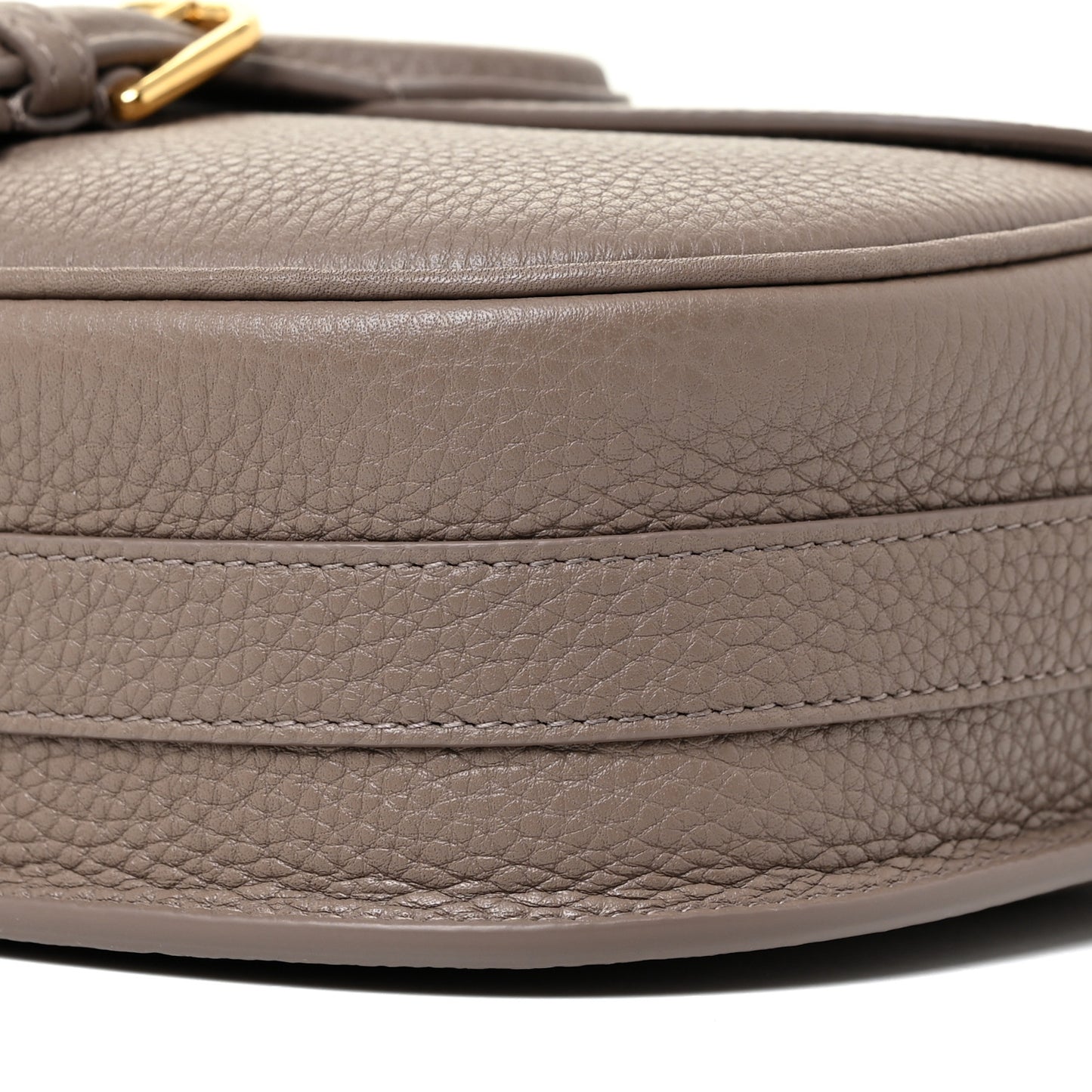 Grained Calfskin Medium Bobby Flap Taupe