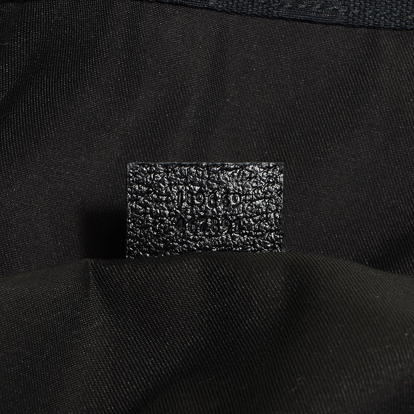 GG Monogram Medium Web Handle Vertical Tote Black