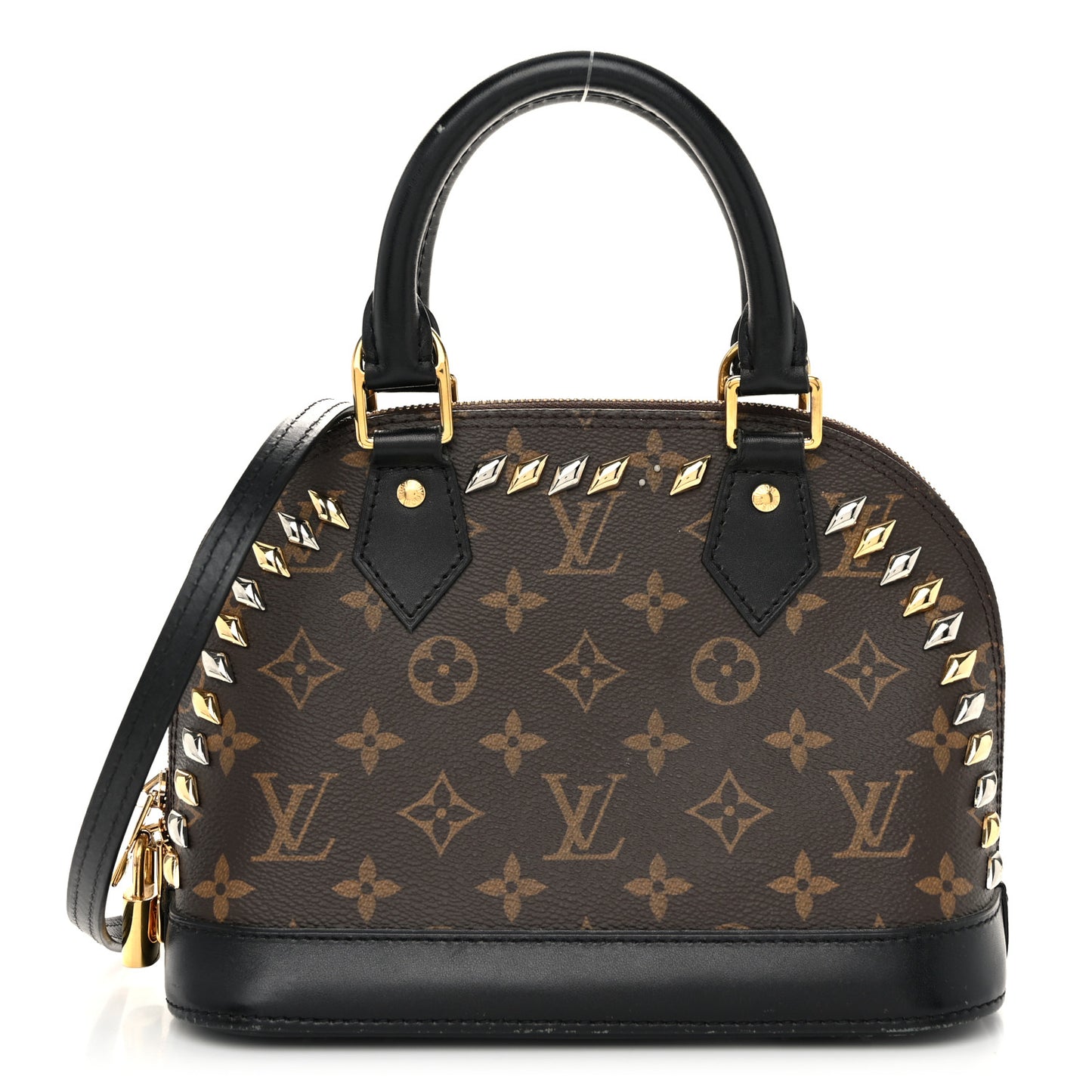 Monogram Macassar Studded Alma BB