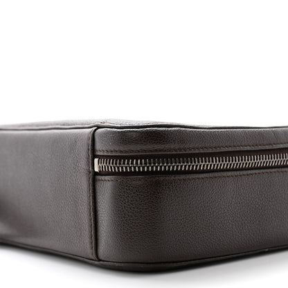 Chanel Grained Calfskin Timeless CC Vanity Case Dark Brown 11 of 12