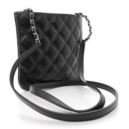 Chanel Lambskin Quilted Crossbody Bag Black 3 of 11