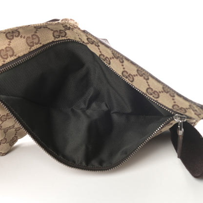 Gucci GG Monogram Double Pocket Belt Bag Dark Brown 7 of 18