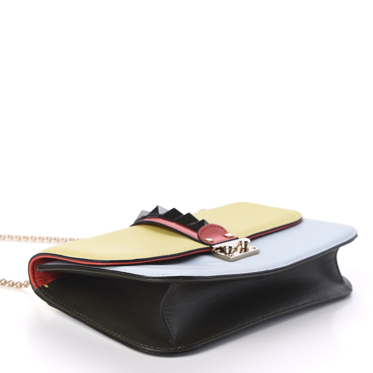 Valentino Garavani Vitello Medium Glam Lock Rockstud Flap Multicolor 3 of 8