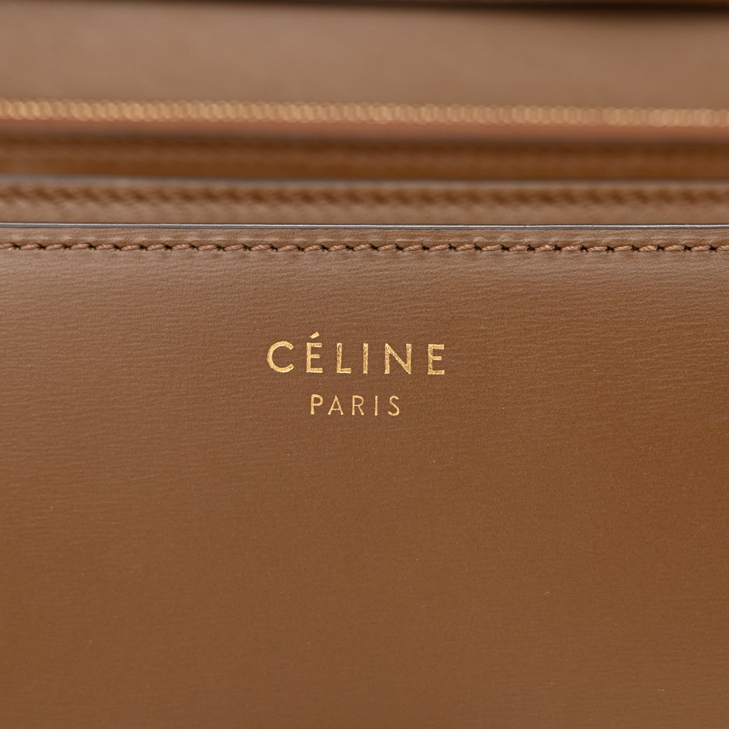 Celine Box Calfskin Medium Classic Box Flap Bag Camel 5 of 12