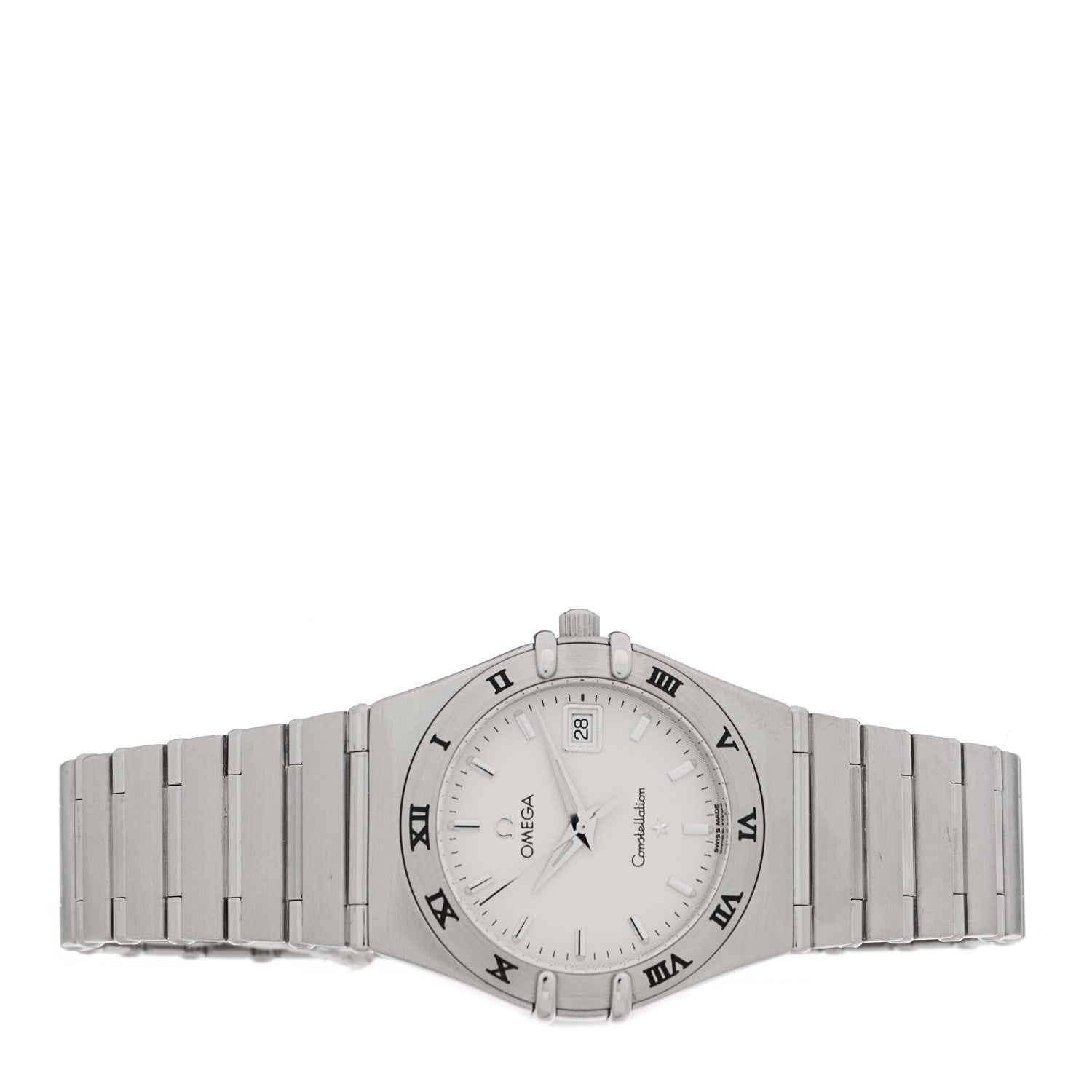 Omega Stainless Steel 27mm Constellation Quartz Watch White 1582.30 2 of 4