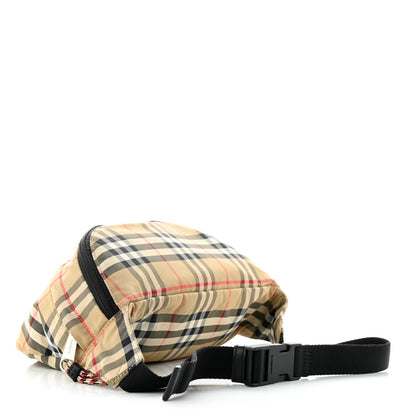 Burberry Nylon Rex Vintage Check Convertible Backpack Bum Bag Archive Beige Grey 12 of 15