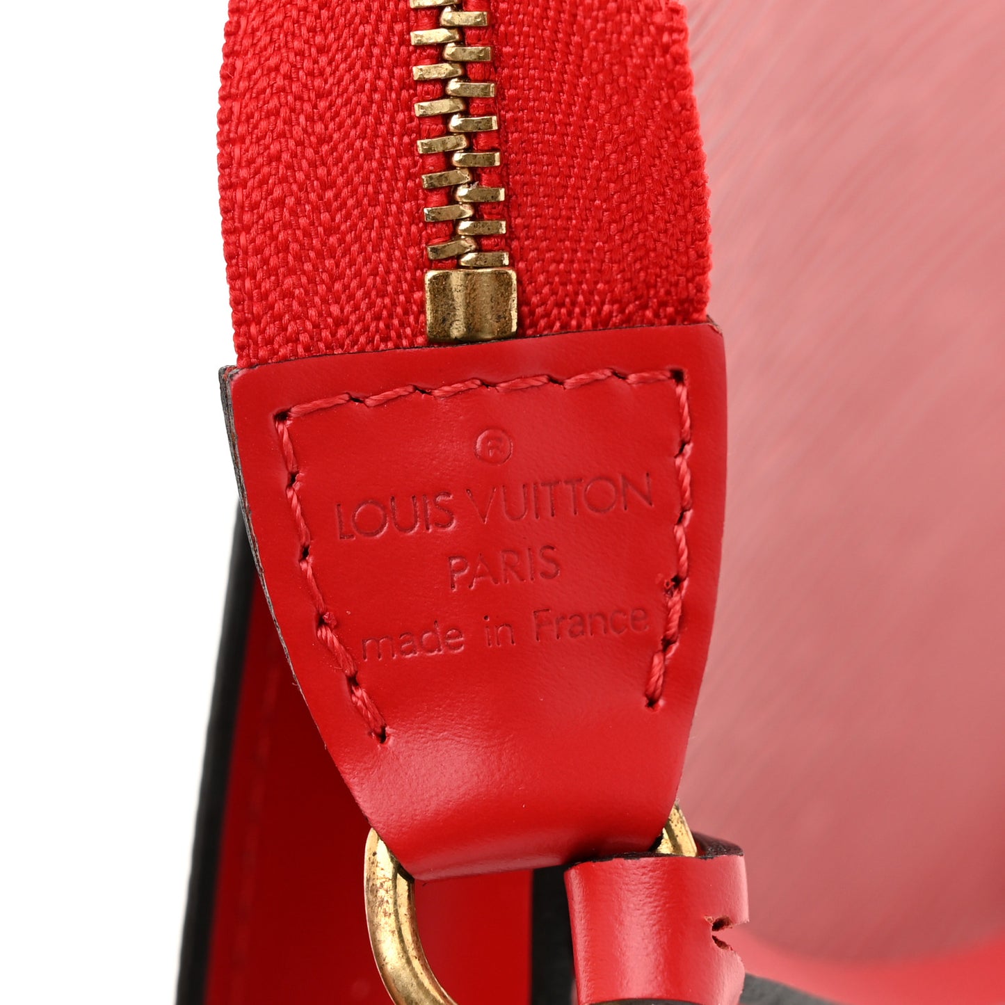 Epi Pochette Accessories 24 Castillan Red
