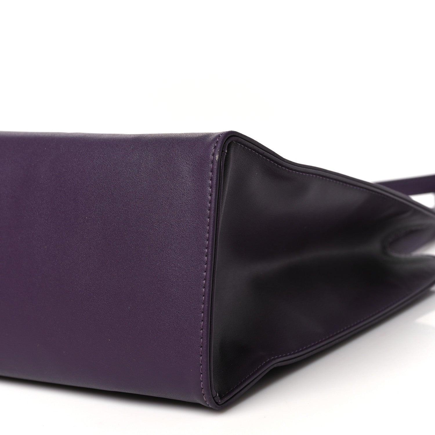 Telfar Vegan Leather Medium Shopping Bag Eggplant 10 of 13