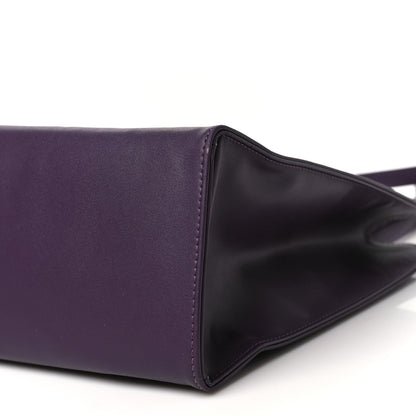 Telfar Vegan Leather Medium Shopping Bag Eggplant 10 of 13