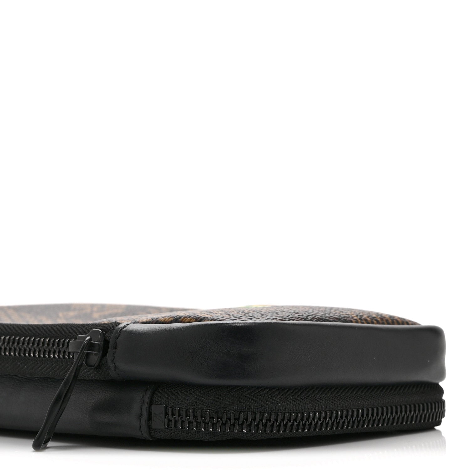 Louis Vuitton X NIGO Giant Damier Ebene Tortoise Double Phone Pouch 9 of 10