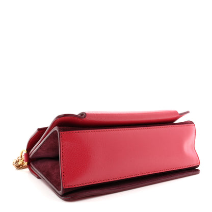 Givenchy Goatskin Suede Small GV3 Shoulder Bag Pink Aubergine 4 of 10