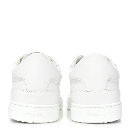 Hermes Calfskin Day Sneakers 39 White 4 of 10