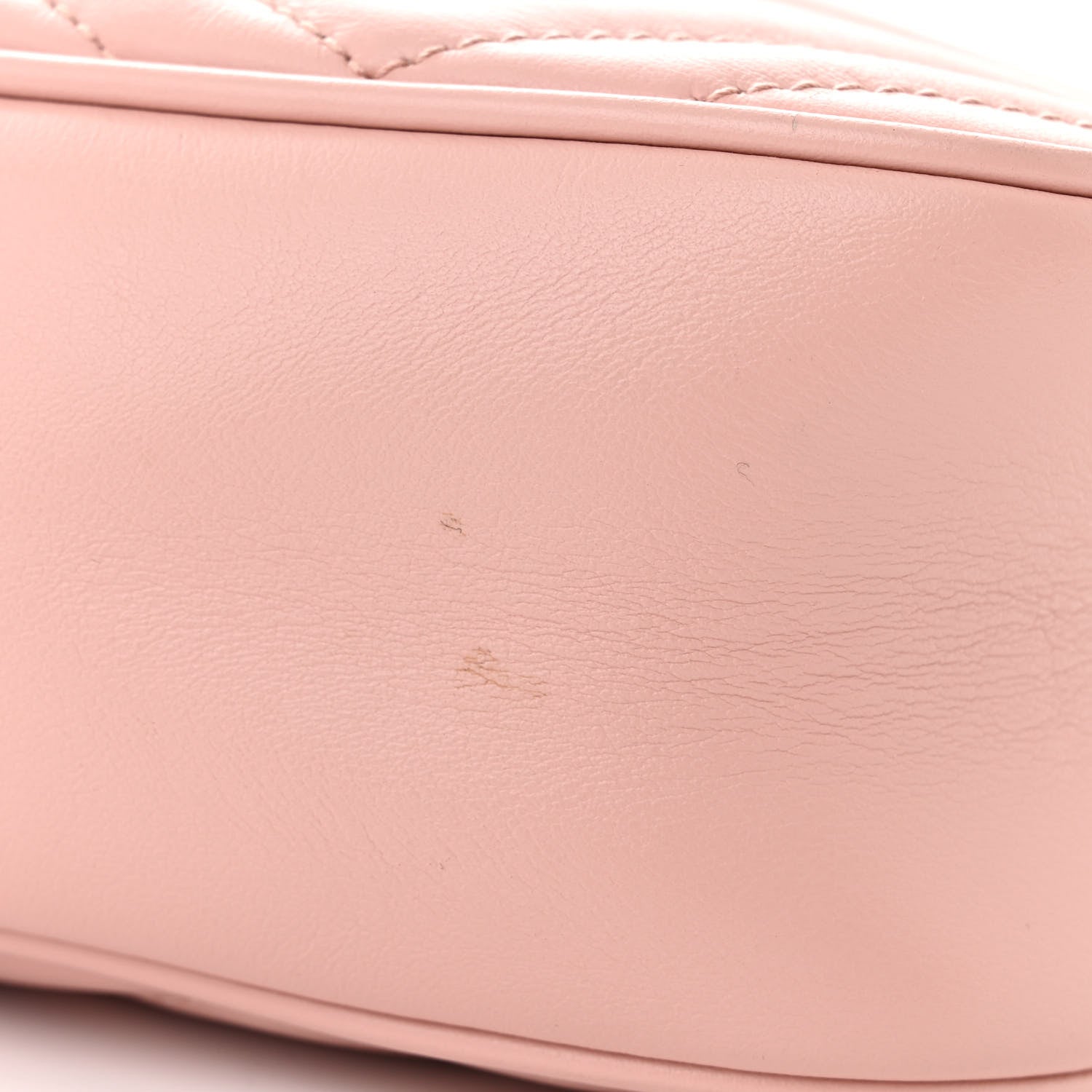 Gucci Calfskin Matelasse Small GG Marmont Chain Shoulder Bag Perfect Pink 13 of 13
