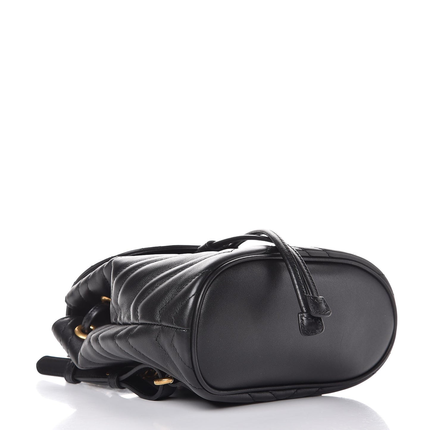 Calfskin Matelasse GG Marmont Flap Backpack Black