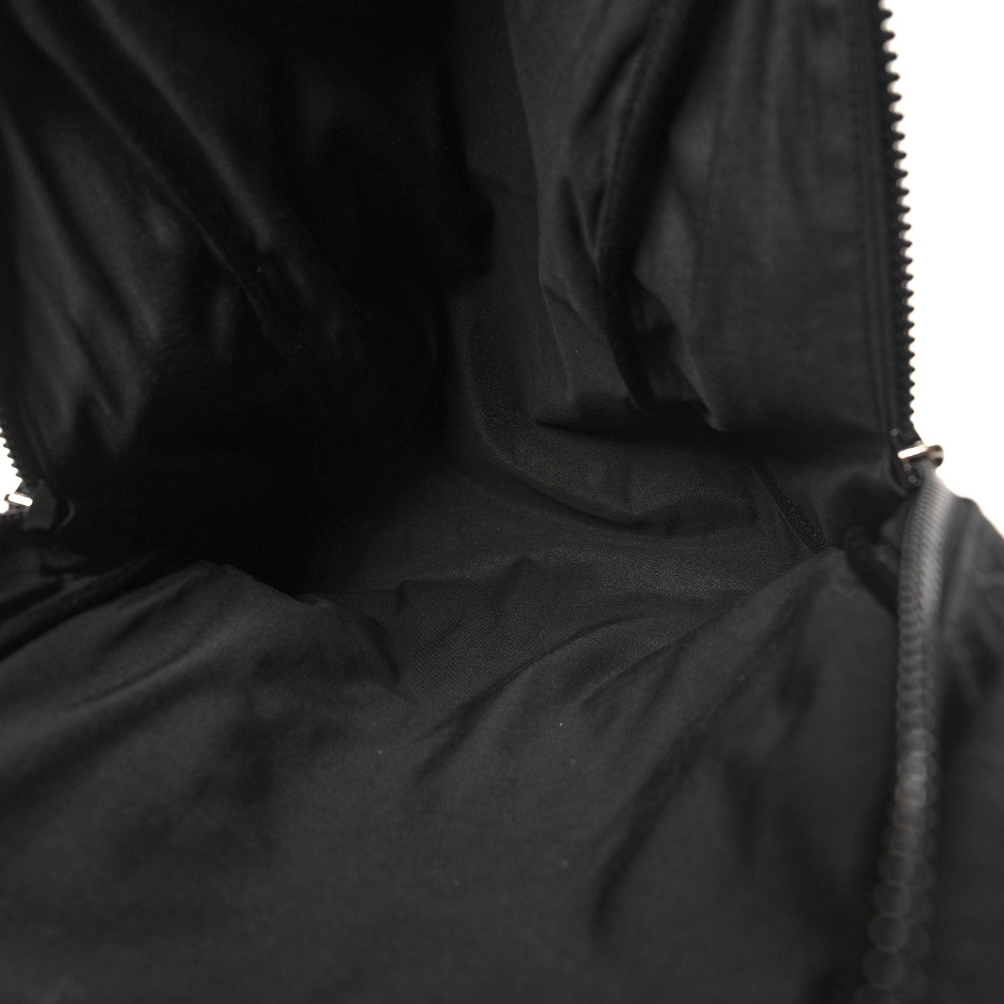 Nylon Monogram Slim Backpack Black