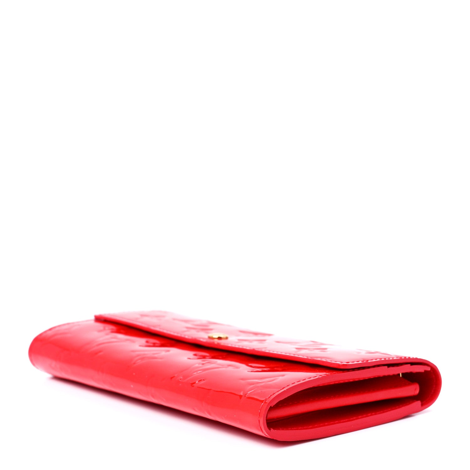 Louis Vuitton Vernis Sarah Wallet Rouge Grenadine 8 of 10