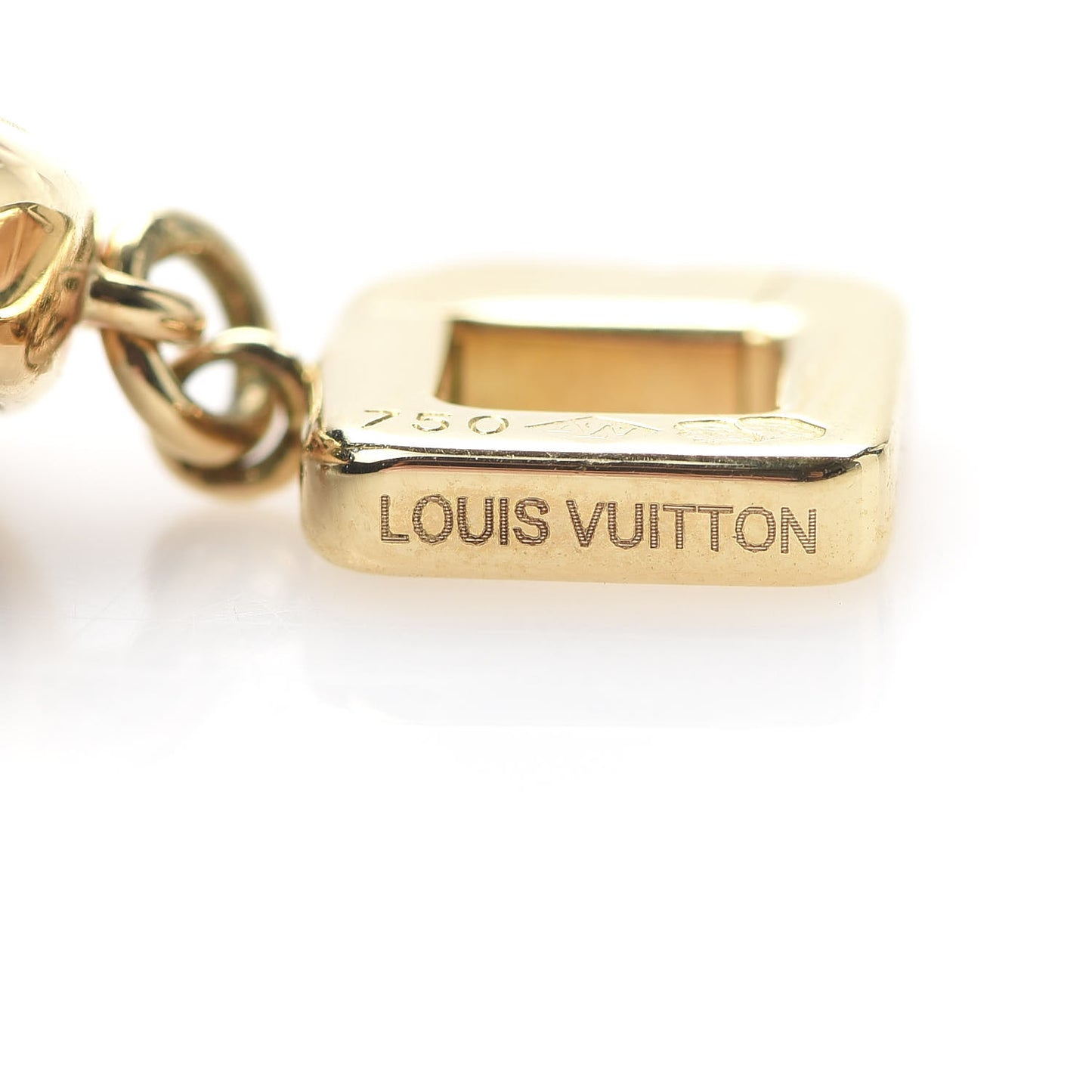 18K Yellow Gold Enamel Roulette Charm