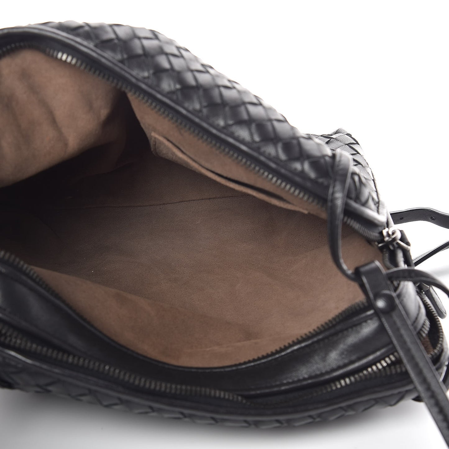 Nappa Intrecciato Nodini Bag Black