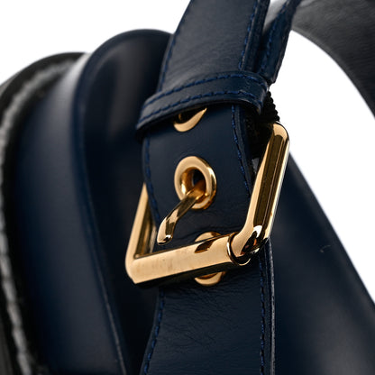 Louis Vuitton Monogram Denim Paseo Flat Comfort Sandals 37.5 Navy Blue 11 of 12