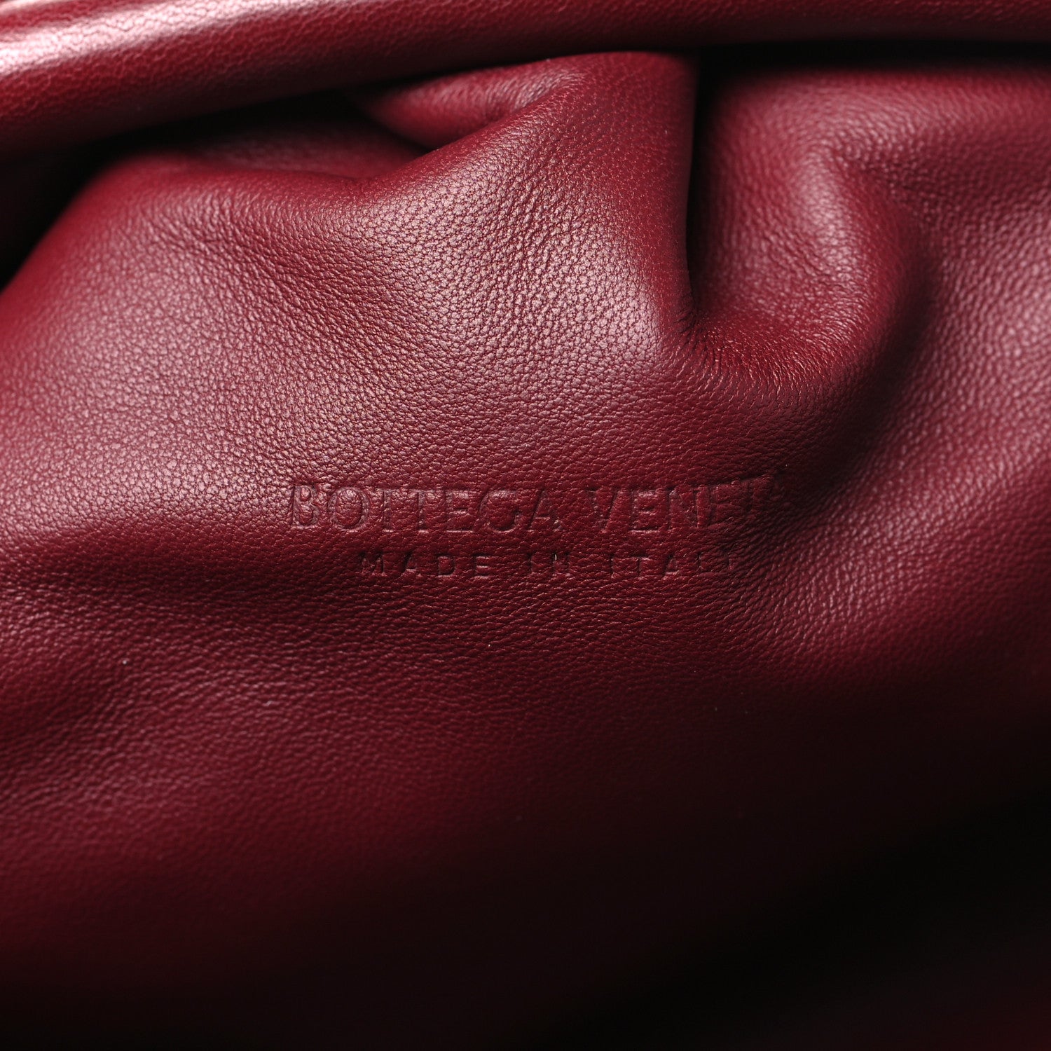 Bottega Veneta Nappa Maxi Intrecciato The Pouch Oversized Clutch Bordeaux 6 of 8