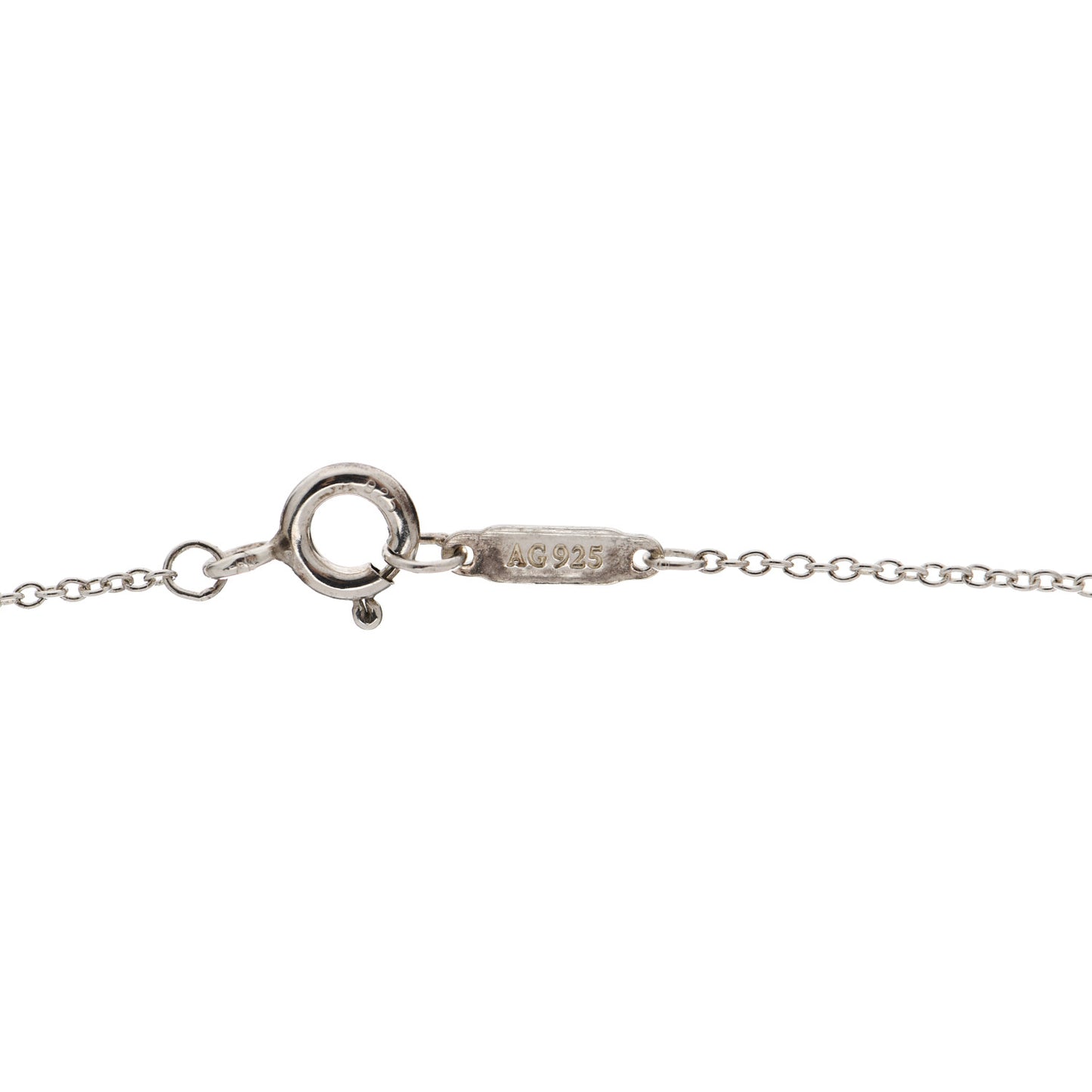 Sterling Silver Large Atlas Open Pendant Necklace