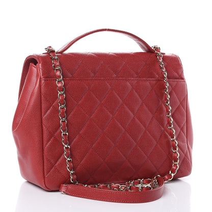 Chanel Caviar Quilted Large Business Affinity Flap Red 3 of 21