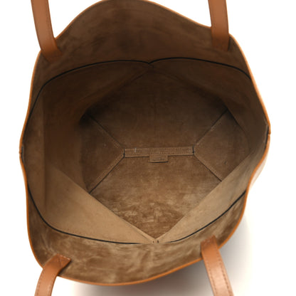 Loewe Shiny Calfskin Medium Puzzle Fold Tote Warm Desert Black 5 of 9